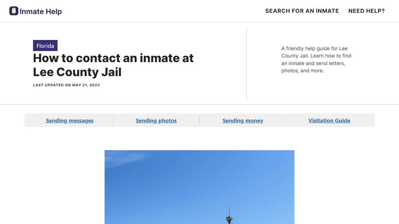 How to contact an inmate at Lee County Jail - Inmate Help